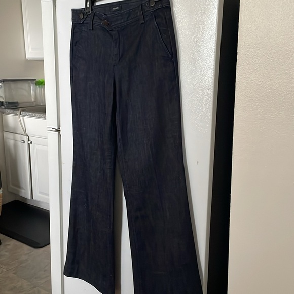J.CREW SIZE 28 98% COTTON DARK BLUE JEANS - Picture 5 of 8